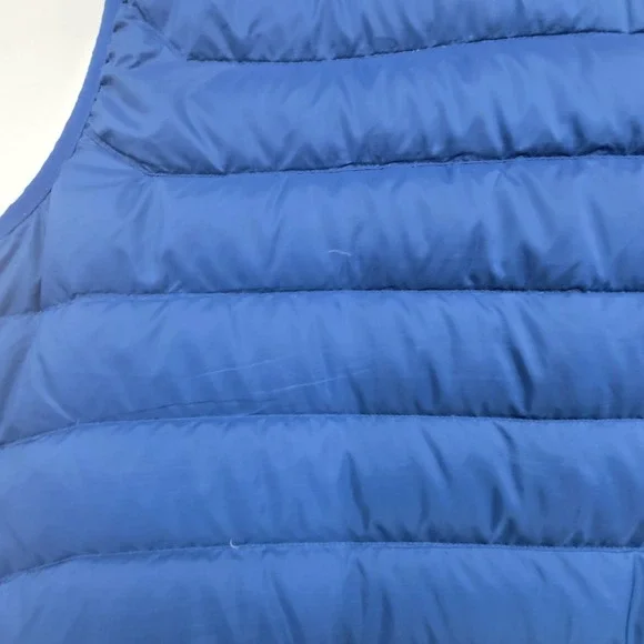 Eddie Bauer STORMDOWN 800 Down Puffer Vest Men's 2XL Blue Full Zip Pockets Warm - Picture 12 of 16